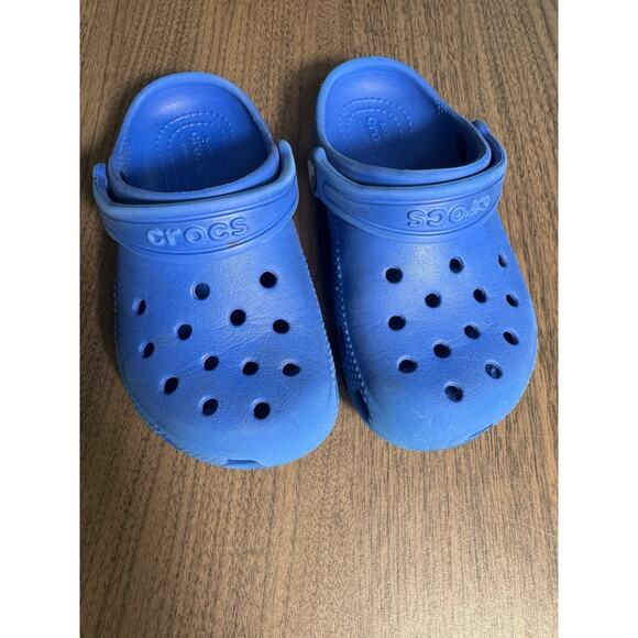 Crocs Clog Size child 11 Unisex Casual Shoe - Blue - Picture 1 of 6
